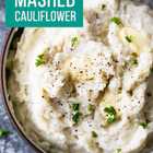 Creamy Parmesan Instant Pot Mashed Cauliflower